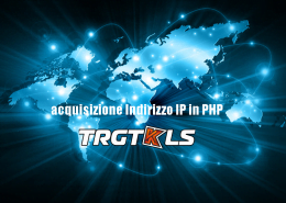 Riconoscere IP tramite PHP