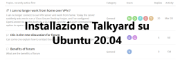 Installazione Talkyard Forum + Nginx su Ubuntu 20.04