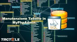 Manutenzione del database con MyPhpAdmin