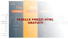 Tabelle Prezzi HTML/PHP Gratuiti