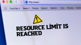 Errore “RESOURCE LİMİT IS REACHED” Risoluzione