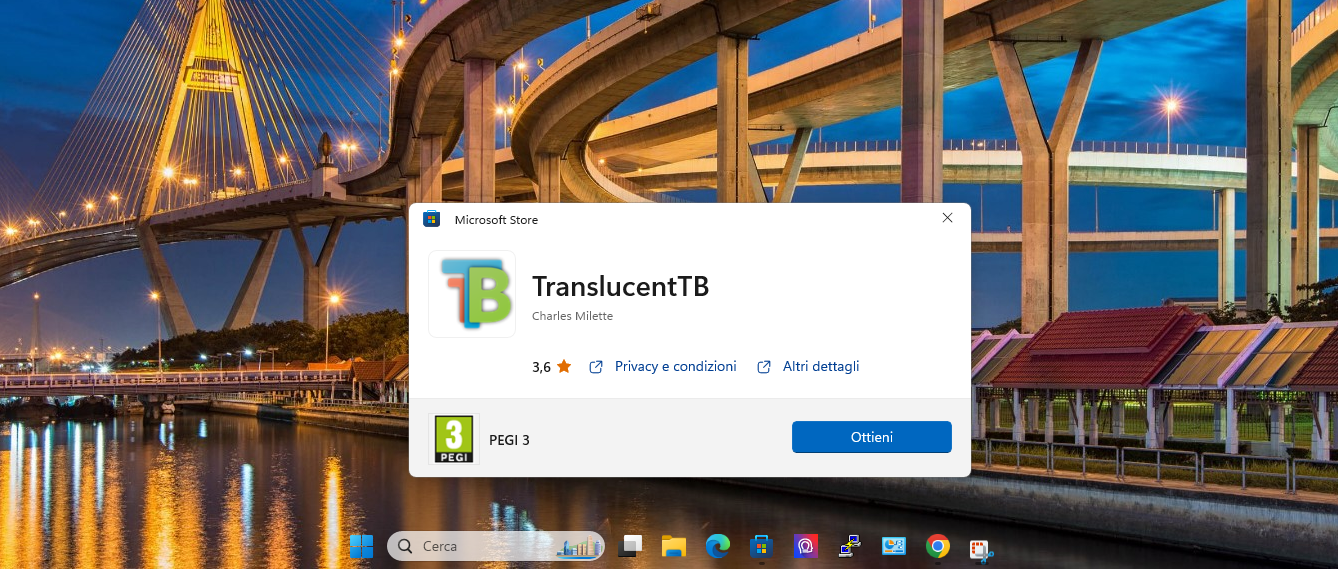TranslucentTB; Come personalizzare la barra delle applicazioni di Windows